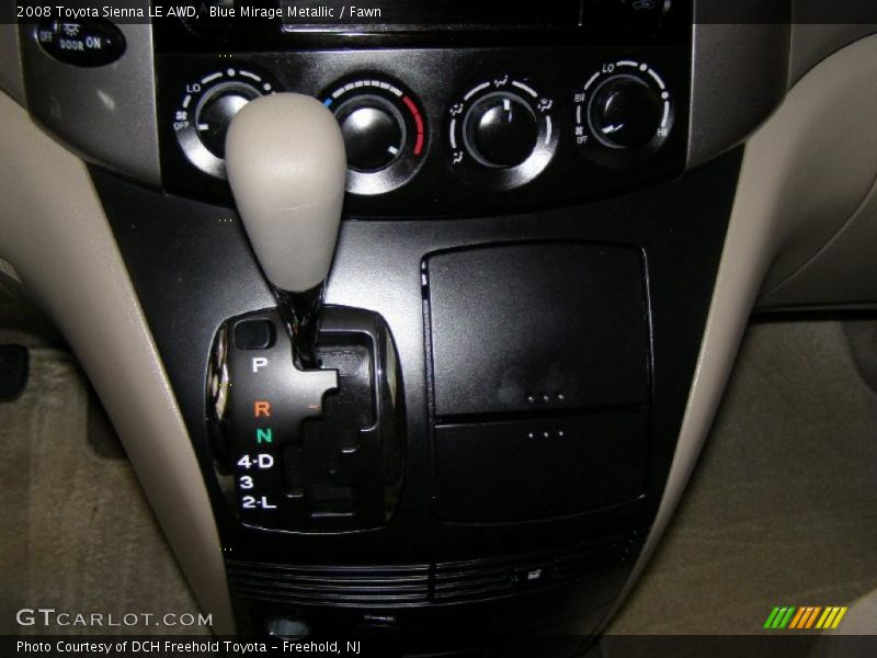 Blue Mirage Metallic / Fawn 2008 Toyota Sienna LE AWD