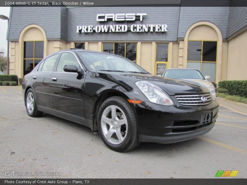 Black Obsidian / Willow 2004 Infiniti G 35 Sedan
