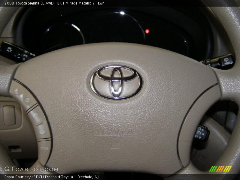 Blue Mirage Metallic / Fawn 2008 Toyota Sienna LE AWD