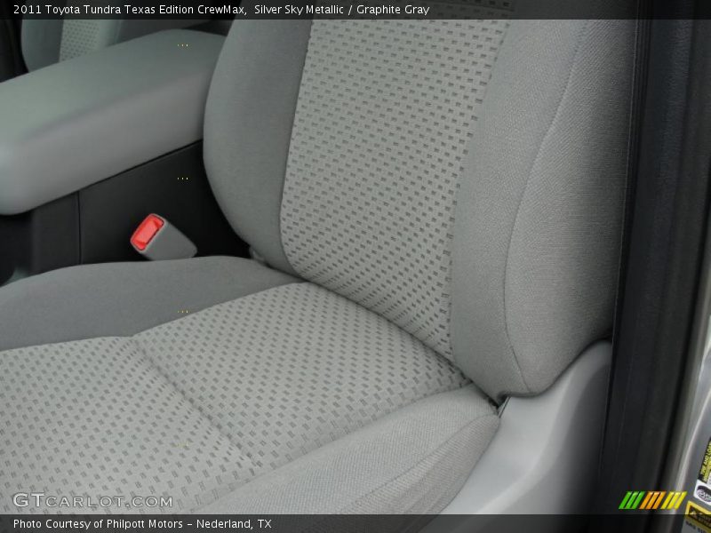 Silver Sky Metallic / Graphite Gray 2011 Toyota Tundra Texas Edition CrewMax