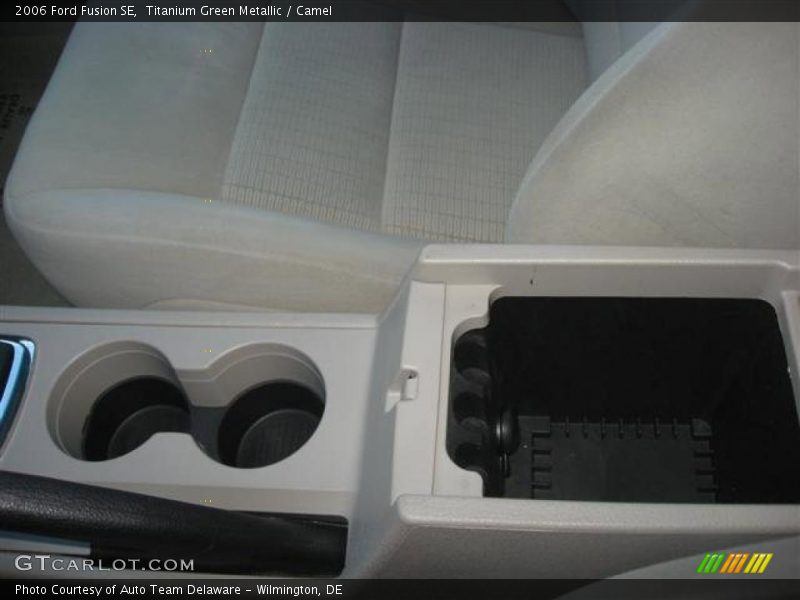 Titanium Green Metallic / Camel 2006 Ford Fusion SE
