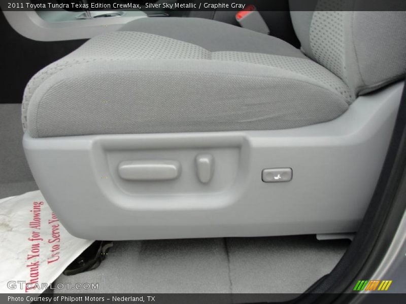 Silver Sky Metallic / Graphite Gray 2011 Toyota Tundra Texas Edition CrewMax