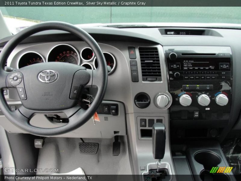 Dashboard of 2011 Tundra Texas Edition CrewMax
