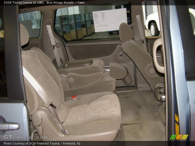 Blue Mirage Metallic / Fawn 2008 Toyota Sienna LE AWD