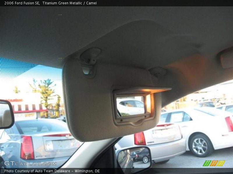 Titanium Green Metallic / Camel 2006 Ford Fusion SE