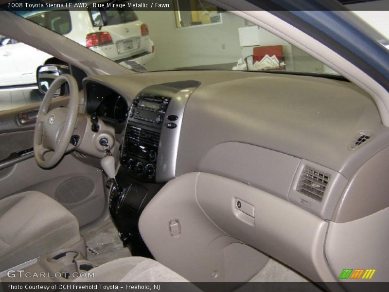 Blue Mirage Metallic / Fawn 2008 Toyota Sienna LE AWD