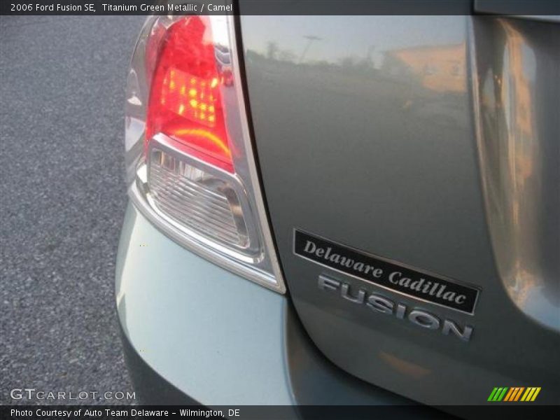 Titanium Green Metallic / Camel 2006 Ford Fusion SE