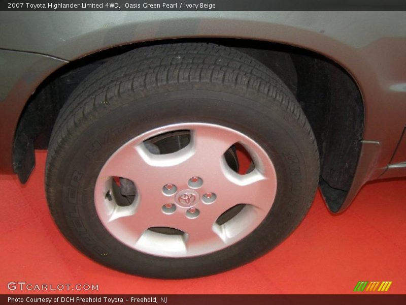 Oasis Green Pearl / Ivory Beige 2007 Toyota Highlander Limited 4WD