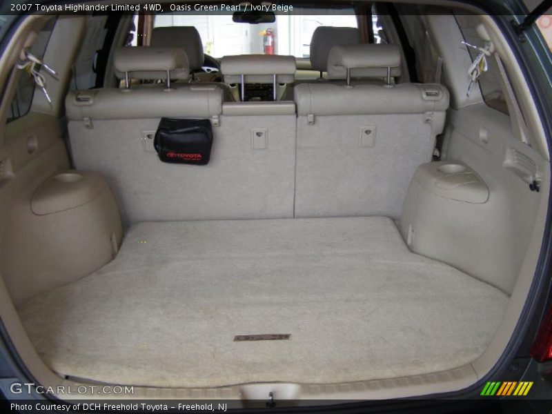 Oasis Green Pearl / Ivory Beige 2007 Toyota Highlander Limited 4WD
