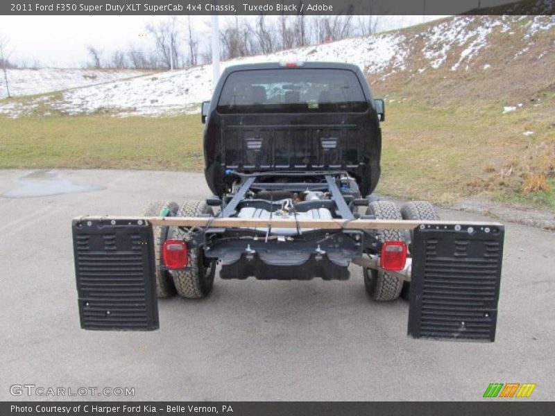 Tuxedo Black / Adobe 2011 Ford F350 Super Duty XLT SuperCab 4x4 Chassis