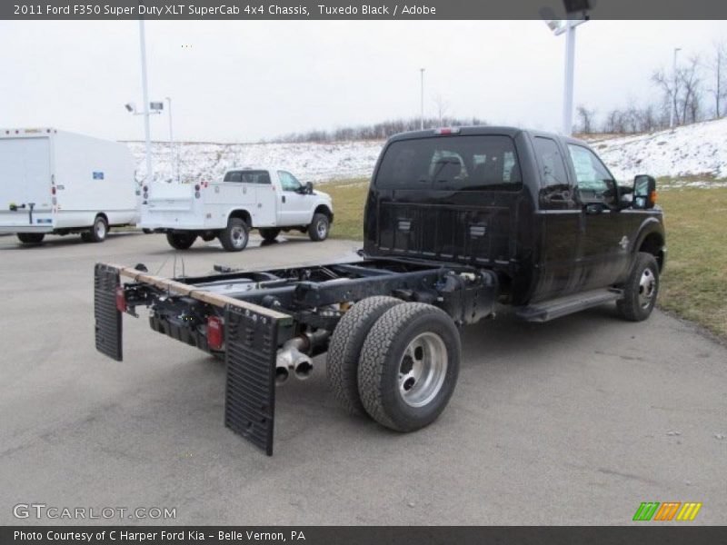 Tuxedo Black / Adobe 2011 Ford F350 Super Duty XLT SuperCab 4x4 Chassis