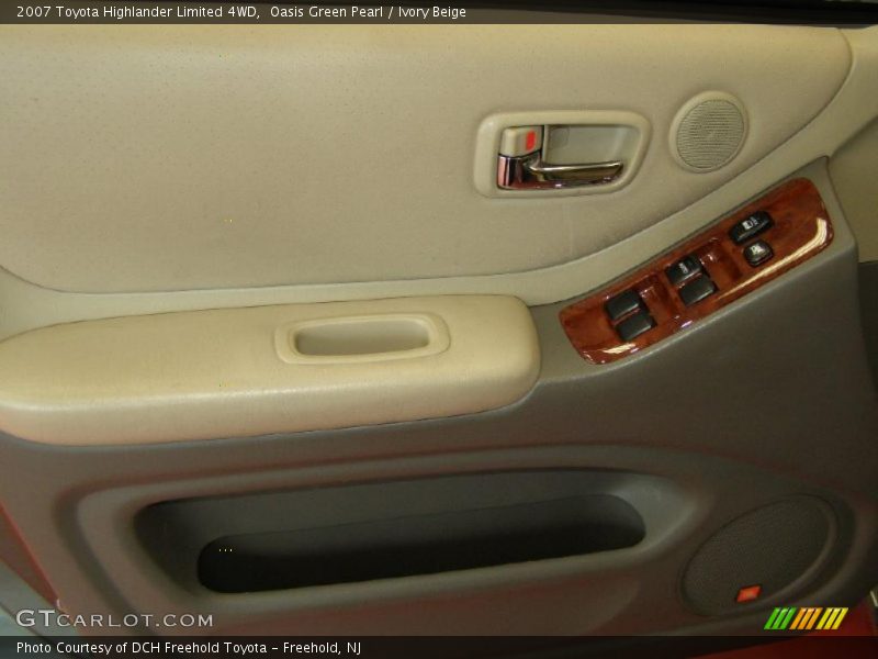 Oasis Green Pearl / Ivory Beige 2007 Toyota Highlander Limited 4WD