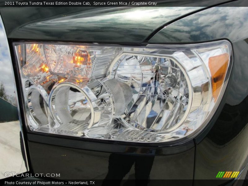 Spruce Green Mica / Graphite Gray 2011 Toyota Tundra Texas Edition Double Cab