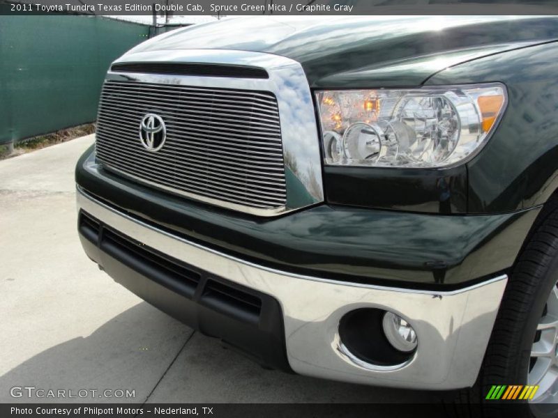 Spruce Green Mica / Graphite Gray 2011 Toyota Tundra Texas Edition Double Cab