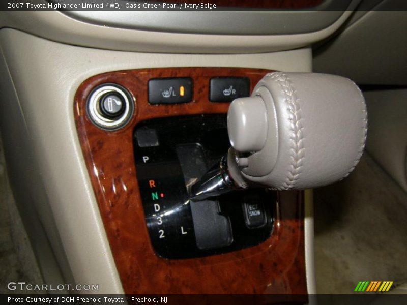 Oasis Green Pearl / Ivory Beige 2007 Toyota Highlander Limited 4WD