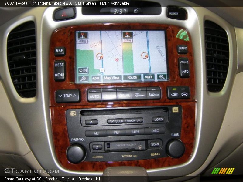 Oasis Green Pearl / Ivory Beige 2007 Toyota Highlander Limited 4WD