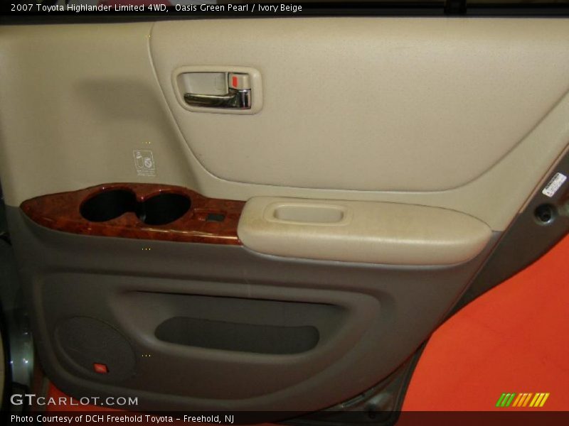 Oasis Green Pearl / Ivory Beige 2007 Toyota Highlander Limited 4WD
