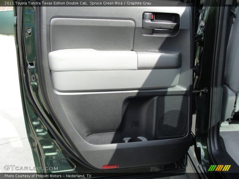 Spruce Green Mica / Graphite Gray 2011 Toyota Tundra Texas Edition Double Cab