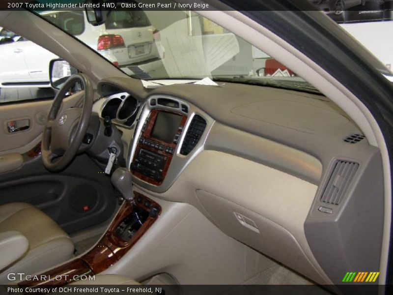 Oasis Green Pearl / Ivory Beige 2007 Toyota Highlander Limited 4WD