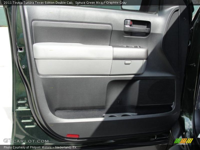 Spruce Green Mica / Graphite Gray 2011 Toyota Tundra Texas Edition Double Cab