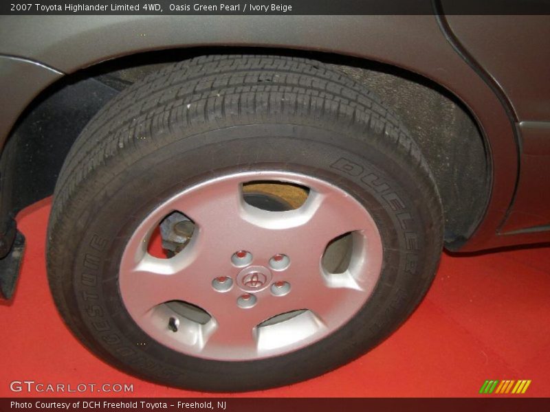 Oasis Green Pearl / Ivory Beige 2007 Toyota Highlander Limited 4WD