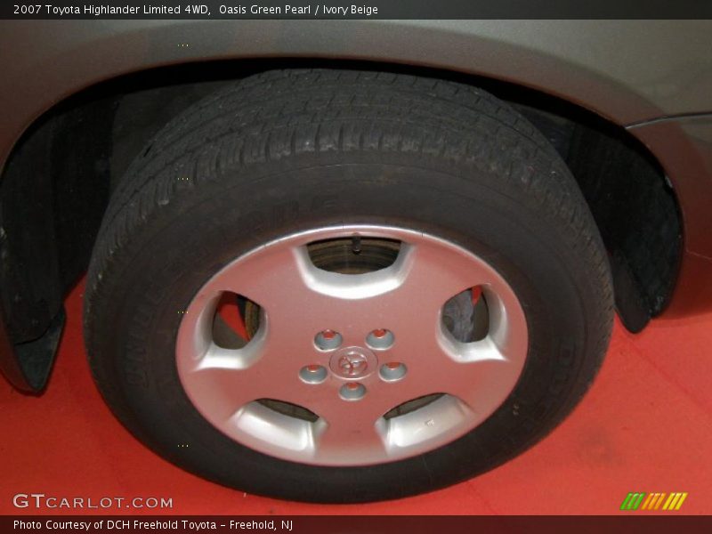 Oasis Green Pearl / Ivory Beige 2007 Toyota Highlander Limited 4WD