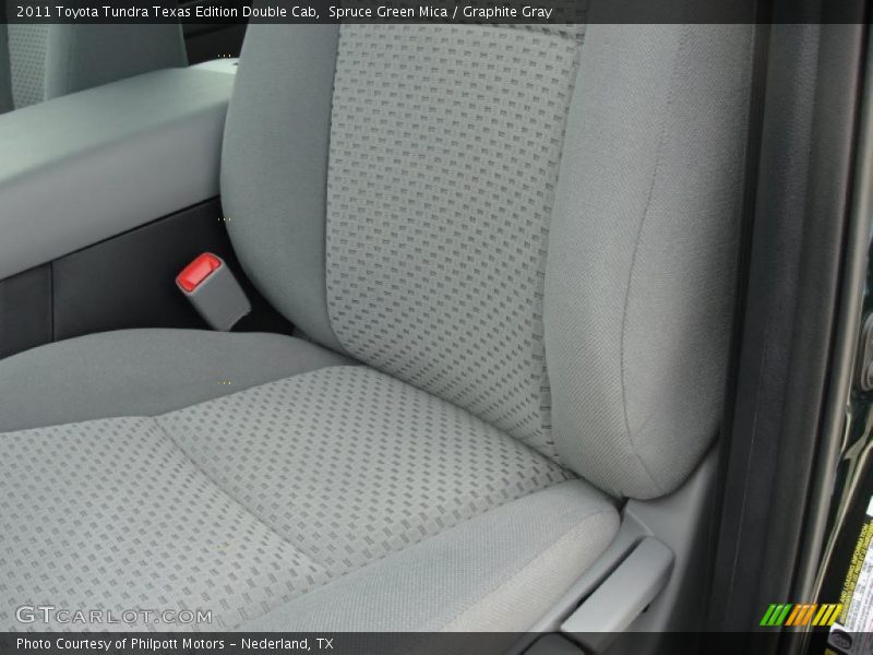 Spruce Green Mica / Graphite Gray 2011 Toyota Tundra Texas Edition Double Cab