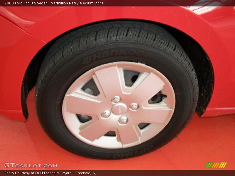 Vermillion Red / Medium Stone 2008 Ford Focus S Sedan
