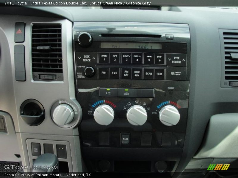 Controls of 2011 Tundra Texas Edition Double Cab