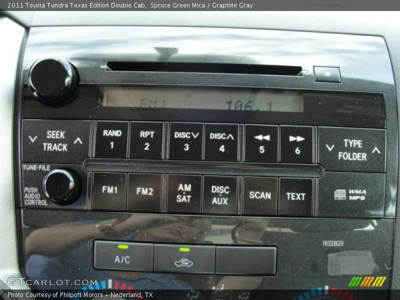 Controls of 2011 Tundra Texas Edition Double Cab