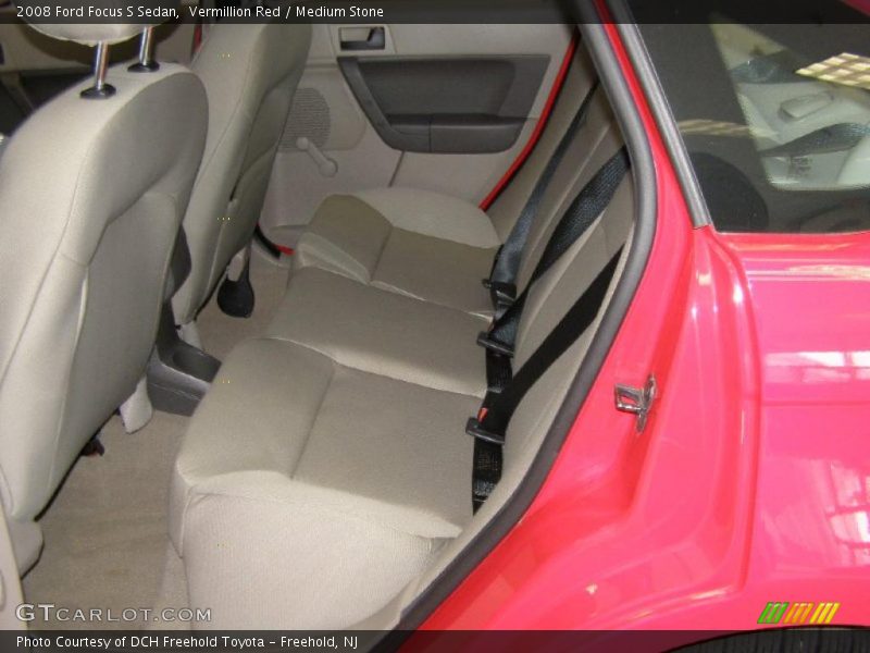 Vermillion Red / Medium Stone 2008 Ford Focus S Sedan