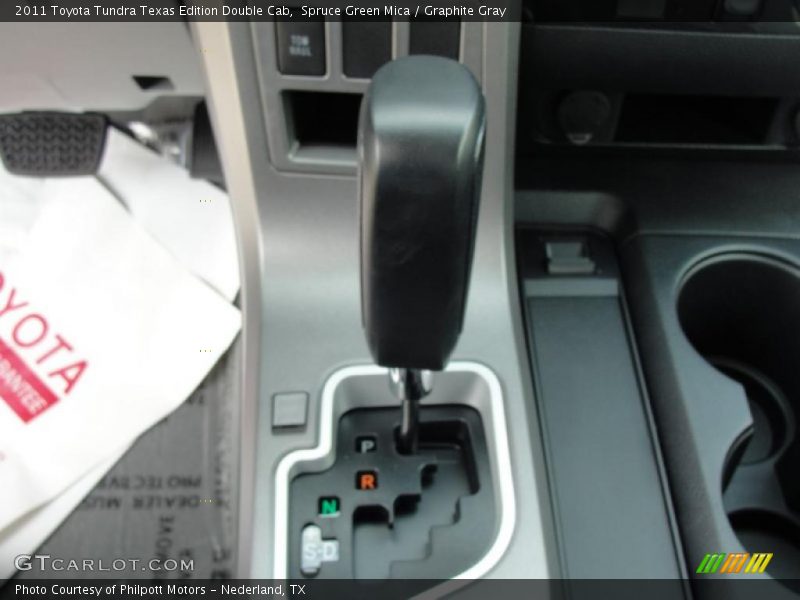  2011 Tundra Texas Edition Double Cab 6 Speed ECT-i Automatic Shifter