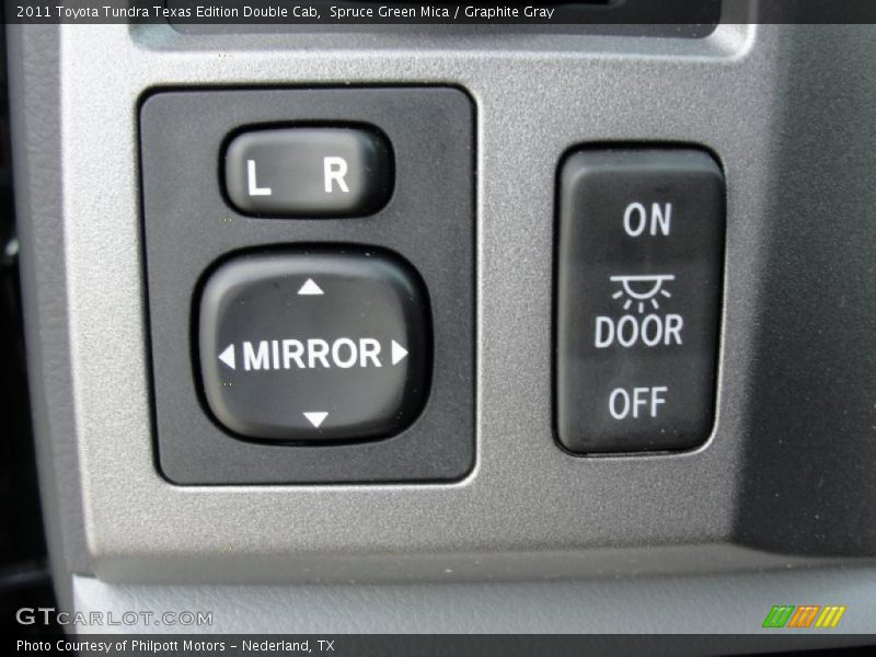 Spruce Green Mica / Graphite Gray 2011 Toyota Tundra Texas Edition Double Cab