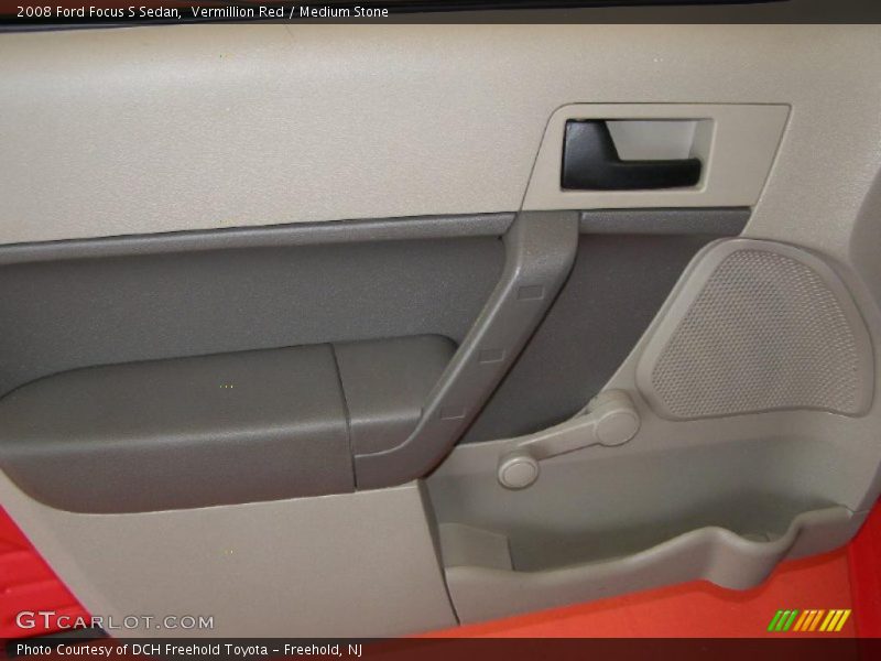 Vermillion Red / Medium Stone 2008 Ford Focus S Sedan