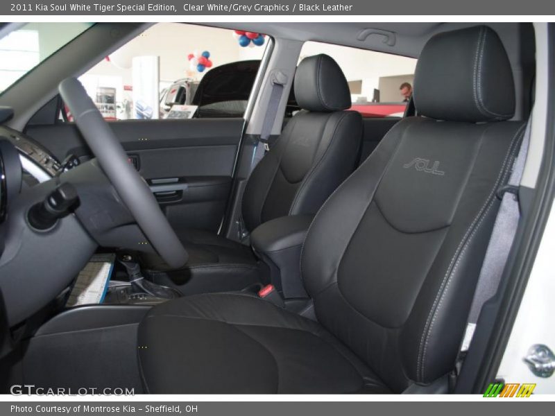  2011 Soul White Tiger Special Edition Black Leather Interior