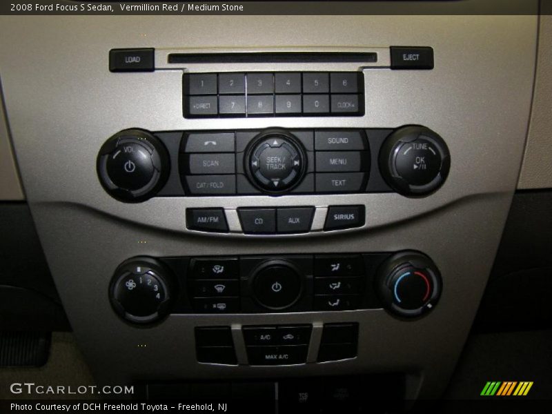 Vermillion Red / Medium Stone 2008 Ford Focus S Sedan