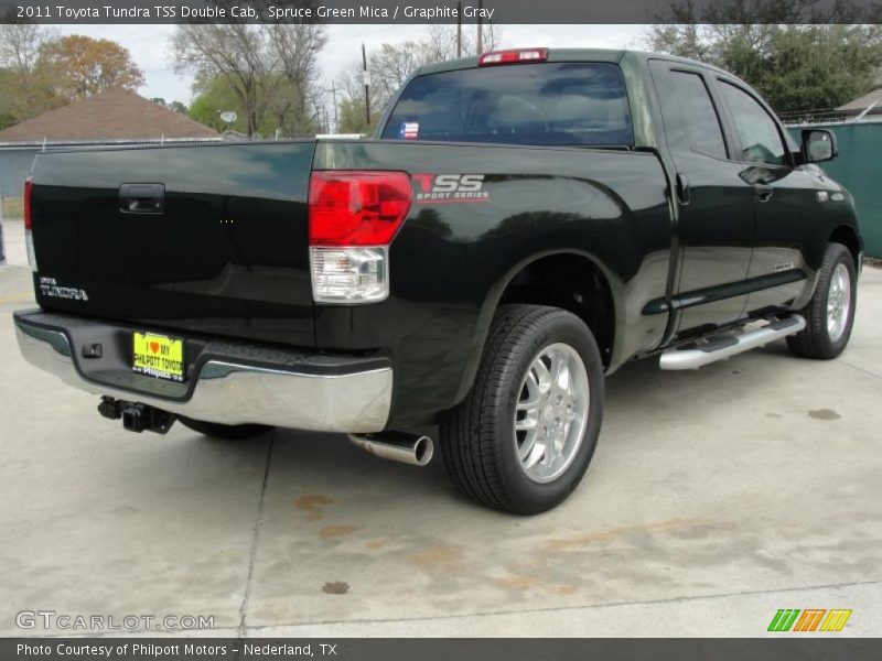 Spruce Green Mica / Graphite Gray 2011 Toyota Tundra TSS Double Cab