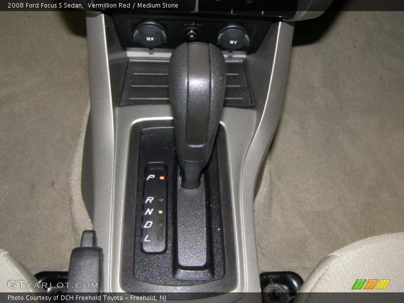 Vermillion Red / Medium Stone 2008 Ford Focus S Sedan