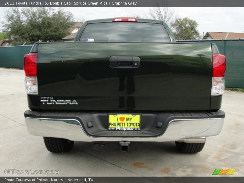 Spruce Green Mica / Graphite Gray 2011 Toyota Tundra TSS Double Cab