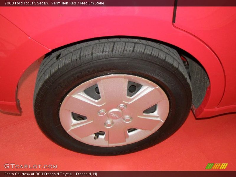 Vermillion Red / Medium Stone 2008 Ford Focus S Sedan