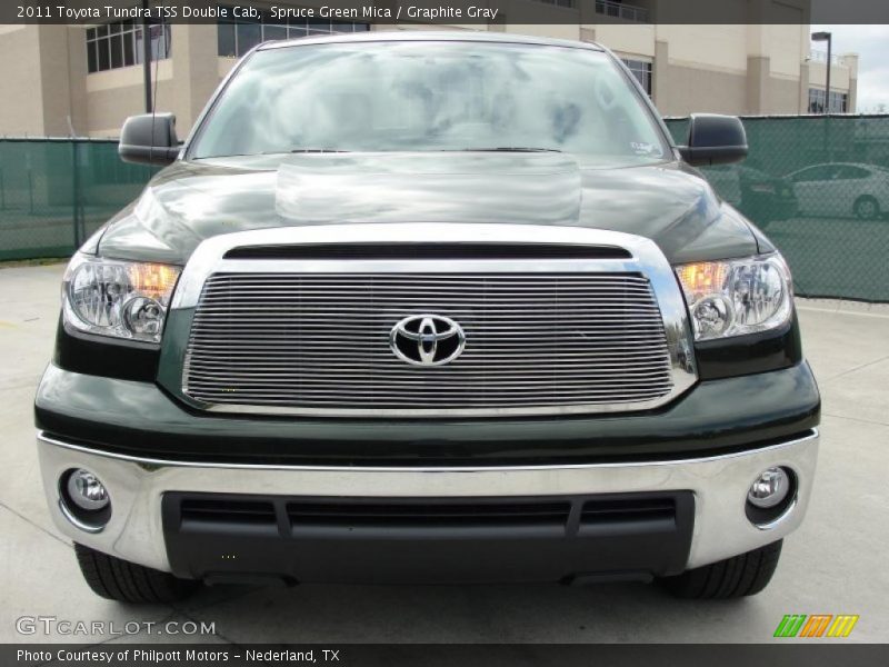 Spruce Green Mica / Graphite Gray 2011 Toyota Tundra TSS Double Cab