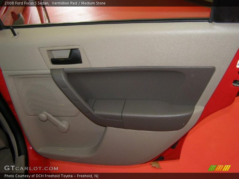 Vermillion Red / Medium Stone 2008 Ford Focus S Sedan