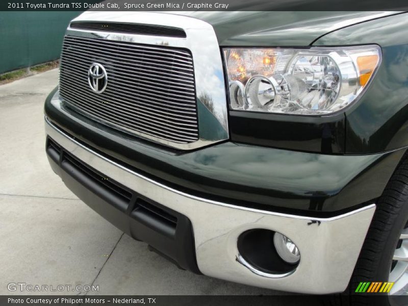 Spruce Green Mica / Graphite Gray 2011 Toyota Tundra TSS Double Cab
