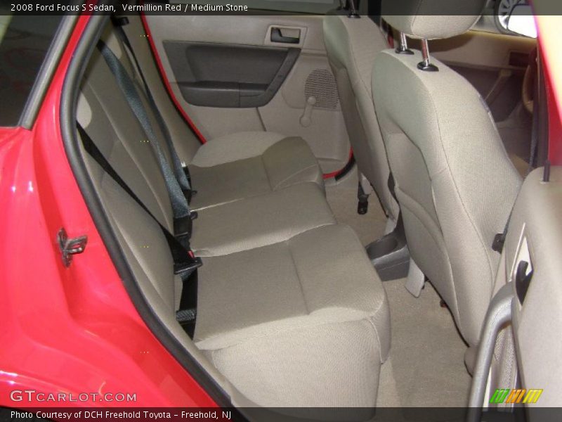 Vermillion Red / Medium Stone 2008 Ford Focus S Sedan