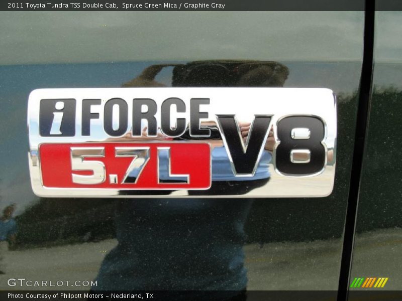 Spruce Green Mica / Graphite Gray 2011 Toyota Tundra TSS Double Cab