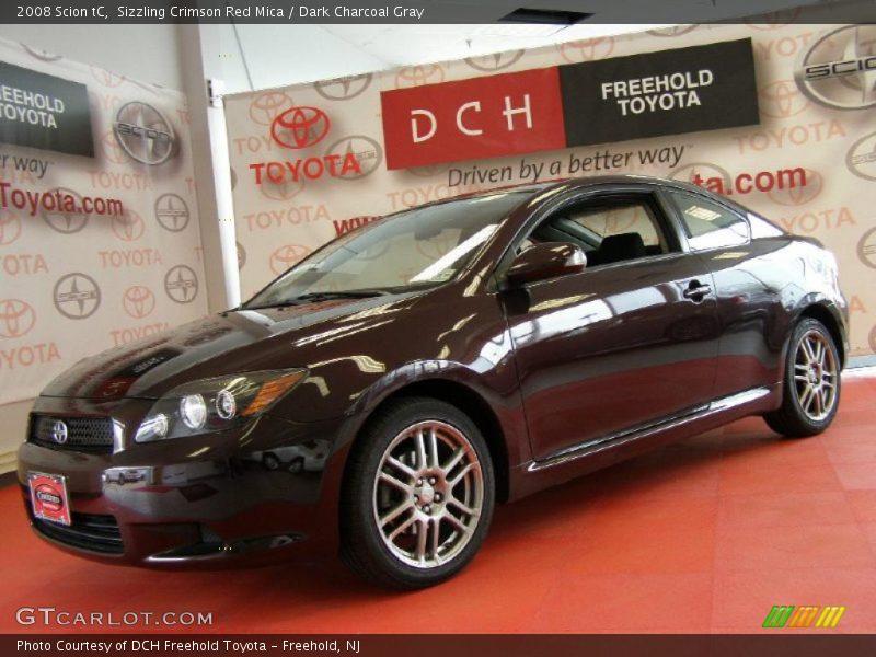 Sizzling Crimson Red Mica / Dark Charcoal Gray 2008 Scion tC