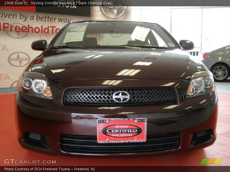 Sizzling Crimson Red Mica / Dark Charcoal Gray 2008 Scion tC
