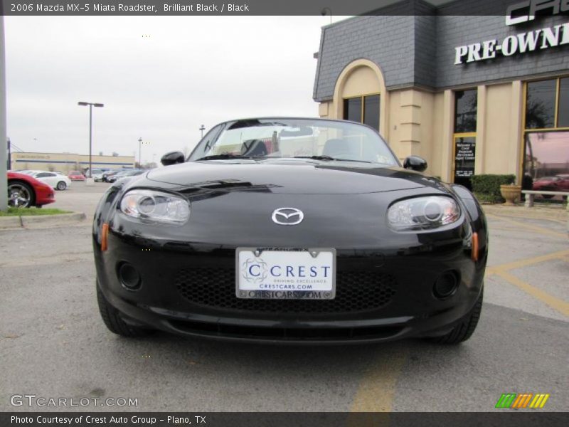 Brilliant Black / Black 2006 Mazda MX-5 Miata Roadster