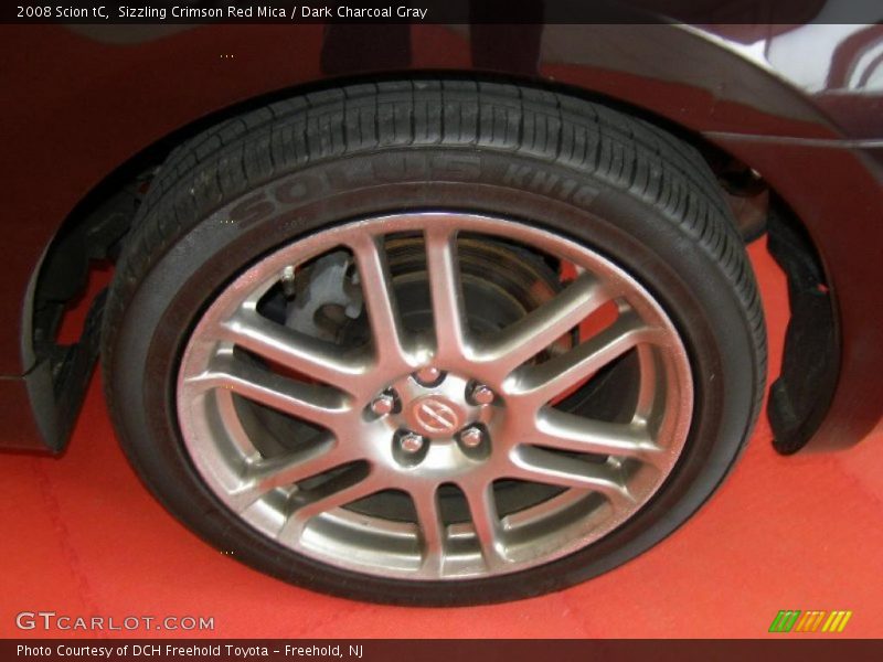Sizzling Crimson Red Mica / Dark Charcoal Gray 2008 Scion tC