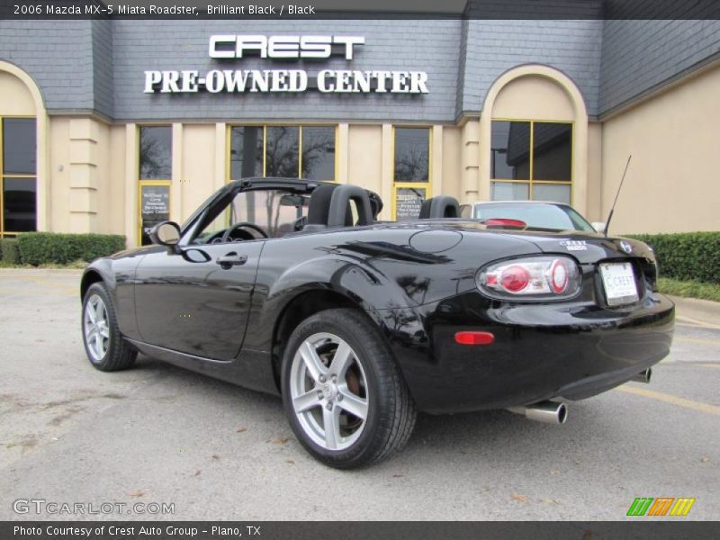 Brilliant Black / Black 2006 Mazda MX-5 Miata Roadster